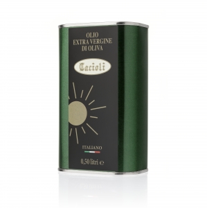 N. 10 Extra Virgin Olive Oil  TINS 0,500 LT 100 % ITALIANO Production  2023-24 | Frantoio Cacioli